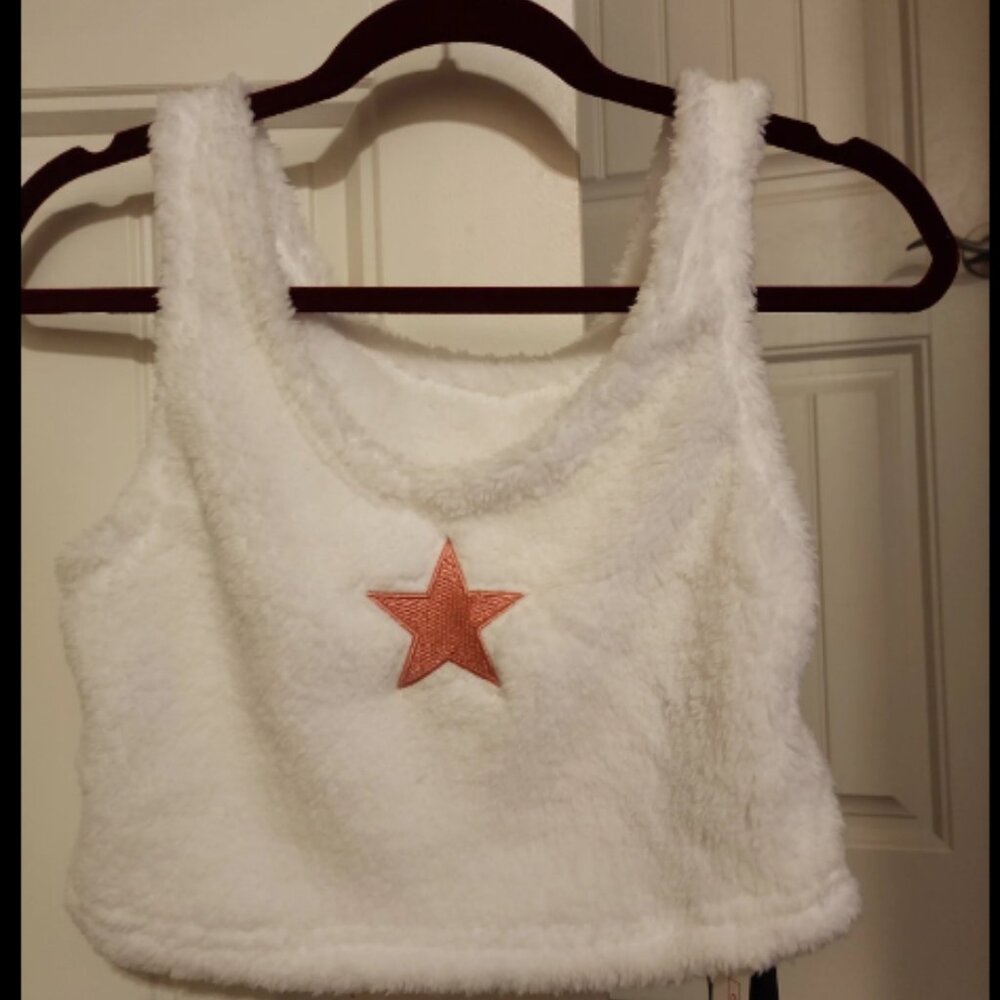 NWT Star Print Soft Flannel Tank Top 2pc bundle